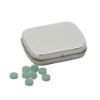 Sugar Free Mints in a Small Rectangular Hinged Tin - Silver Tone