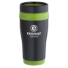 Stainless Steel Tumbler - 16 Oz. - BKLGRN_Black_lime Green