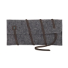 Aspen Felt Amenities Pouch - Distressed Brown