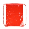 Phoenix Clear Drawstring Backpack - Red
