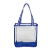 University Park Clear Tote - Clear, Blue