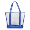 Anaheim Clear Tote - Clear. Blue