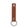 Bailey Riveted Keychain - Tan