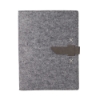 Boxelder Felt Padfolio - Slate Gray