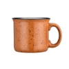 Big Sur 15oz Ceramic Speckled Campfire Mug - Orange