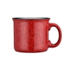 Big Sur 15oz Ceramic Speckled Campfire Mug - Red