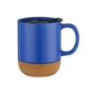 Fairbank 12oz Cork Base Ceramic Mug - Blue