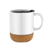 Fairbank 12oz Cork Base Ceramic Mug - White
