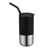 Destin 16oz Double Wall Tumbler w Straw - Black
