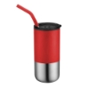 Destin 16oz Double Wall Tumbler w Straw - Red