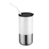 Destin 16oz Double Wall Tumbler w Straw - White