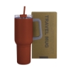 Key West 22 oz SS Travel Mug w/Can Cooler - Red
