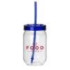 Fiesta Mason Jar Tumbler - Blue