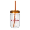 Fiesta Mason Jar Tumbler - Orange