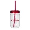 Fiesta Mason Jar Tumbler - Red