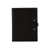 Mini Tasker Leather Mini Padfolio - Black