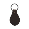 Pearl Leather Keychain - Distressed Brown