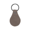 Pearl Leather Keychain - Slate Gray