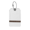 Pikes Dye-Sublimated Felt Luggage Tag - Distressed Brown