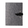 Pinyon Felt Mini Padfolio - Black