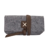 Sierra Felt Sunglass Case - Distressed Brown