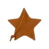 Stella Leather Star Ornament - Tan