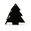 Tannenbaum Leather Tree Ornament - Black