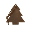 Tannenbaum Leather Tree Ornament - Distressed Brown