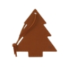 Tannenbaum Leather Tree Ornament - Tan