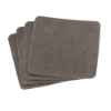 Tanner Coaster Set (4) - Slate Gray