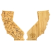 U.S. Destination Bamboo Cutting and Serving Boards - California