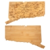 U.S. Destination Bamboo Cutting and Serving Boards - Connecticut