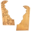 U.S. Destination Bamboo Cutting and Serving Boards - Delaware