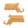 U.S. Destination Bamboo Cutting and Serving Boards - Massachusetts