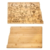 U.S. Destination Bamboo Cutting and Serving Boards - North Dakota
