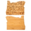 U.S. Destination Bamboo Cutting and Serving Boards - Oregon