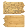 U.S. Destination Bamboo Cutting and Serving Boards - Pennsylvania