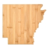 U.S. State Shaped Bamboo Cutting and Serving Boards - Arkansas