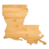 U.S. State Shaped Bamboo Cutting and Serving Boards - Louisiana