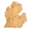 U.S. State Shaped Bamboo Cutting and Serving Boards - Michigan
