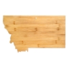U.S. State Shaped Bamboo Cutting and Serving Boards - Montana