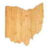 U.S. State Shaped Bamboo Cutting and Serving Boards - Ohio