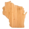 U.S. State Shaped Bamboo Cutting and Serving Boards - Wisconsin