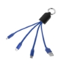 Jellyfish Light-Up Braided Charging Cable - Blue