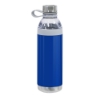 Dual Opening Stainless Steel Water Bottle - 20 Oz. - Blue