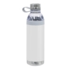 Dual Opening Stainless Steel Water Bottle - 20 Oz. - White