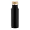 Treez Stainless Steel Tumbler with Wood Lid - 20 oz. - Black
