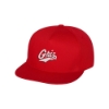 Yupoong 6007 Five Panel Flat Bill Cap - Red