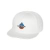 Yupoong 6007 Five Panel Flat Bill Cap - White