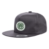 Yupoong 6502 Unstructured Five-Panel Snapback Cap - Charcoal